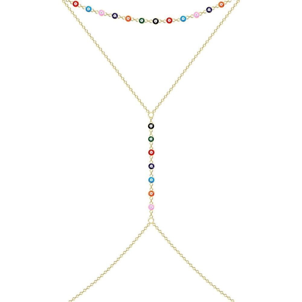🆕Layered Waist Chain for Women Beaded Body Jewelry Christmas Trendy Gift Idea